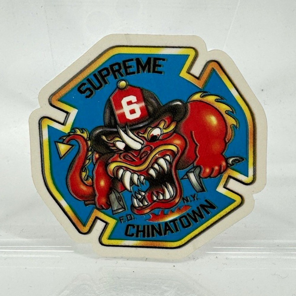 Supreme Chinatown Non-Sport Sticker Decal Cartoon/Novelty, English
